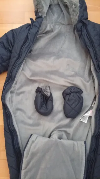 Buzo térmico mono con manoplas