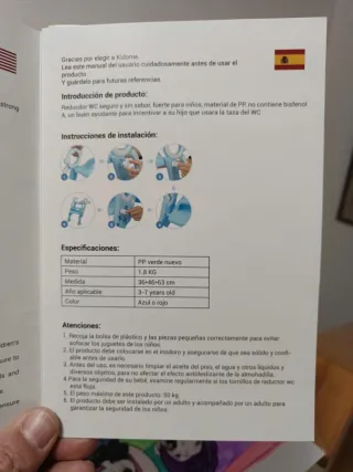 Asiento reductor WC niña rosa