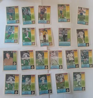 Cromos Liga 97/98 Real Madrid y At. Madrid