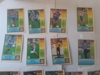 Cromos Liga 97/98 Real Madrid y At. Madrid