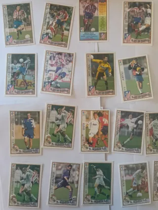 Cromos Liga 97/98 Real Madrid y At. Madrid