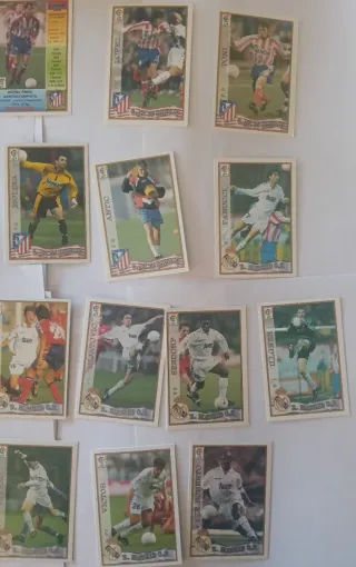 Cromos Liga 97/98 Real Madrid y At. Madrid