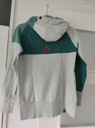 Sudadera Ragwear azul claro y azul turquesa