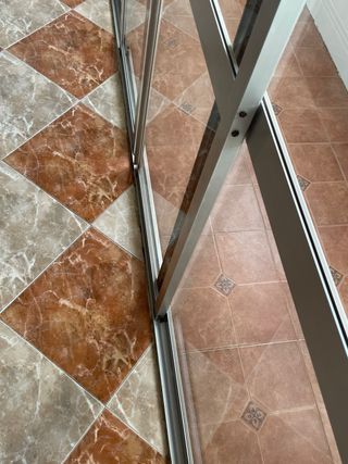 Puertas correderas de aluminio 232 ancho