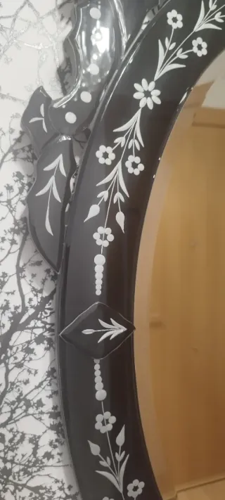 Conjunto recibidor consola y espejo