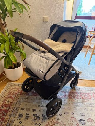 Carro de bebé Maxi-Cosi. Capazo, silla y ruedas