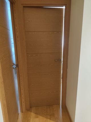 Puertas de madera con cristal