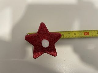 Lote de 2 velas LED decorativas de estrella