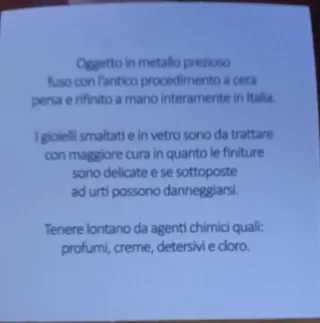 Collana Dodo Mariani Argento