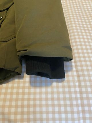 Parka de invierno verde militar