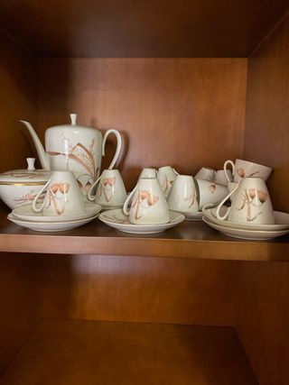 Juego de café de porcelana