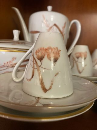 Juego de café de porcelana