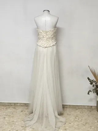 Vestido Novia Pronovias Cuerpo Flores
