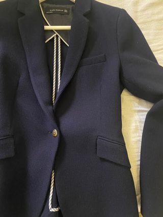 Americana Zara Azul Talla M