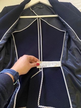 Americana Zara Azul Talla M