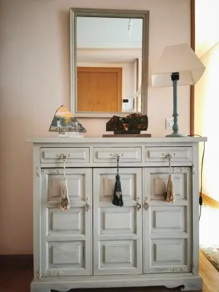 Aparador Zapatero con Espejo (para 15 pares)