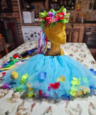 Costume carnevale coroncina Celtico floreale