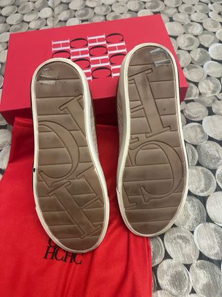 Bambas Carolina Herrera Beige/Marrón