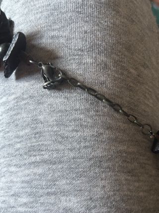 Collana tormalina nera vintage