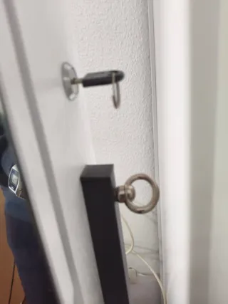 Espejo Joyero blanco con luz led interior