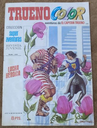9 TEBEOS DE TRUENO COLOR PRIMERA EPOCA.