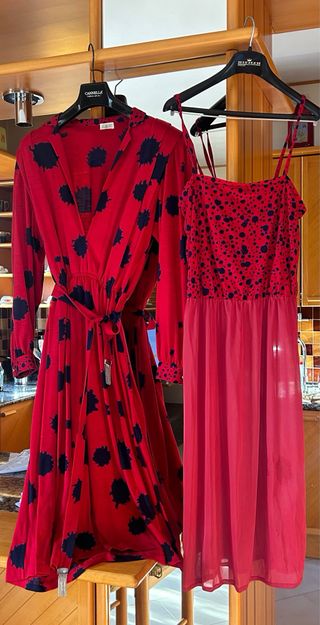 Abito in lana con cintura