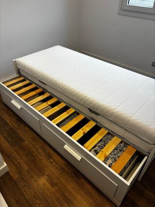 Cama individual extensible 200x80cm