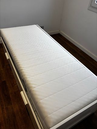 Cama individual extensible 200x80cm