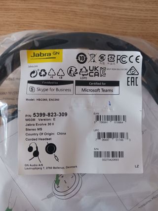 Jabra Evolve 30 MS Cuffie Stereo