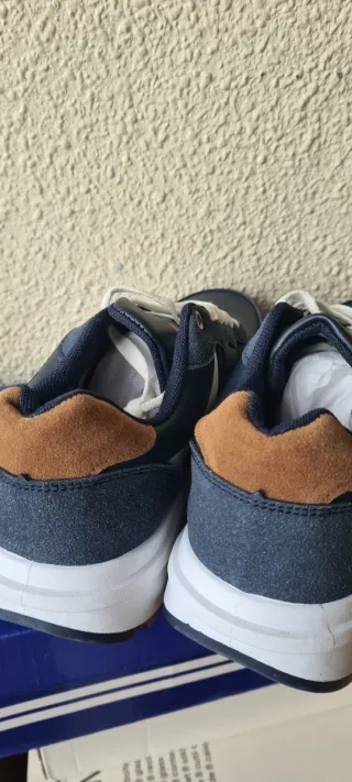 Zapatillas Lee Cooper Azul y Blanco