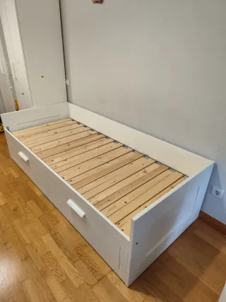 Cama Diván Brimnes Ikea Blanca