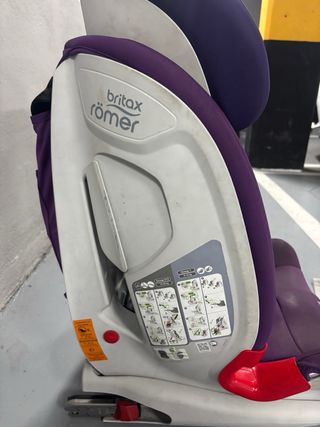 Silla coche Britax Römer púrpura
