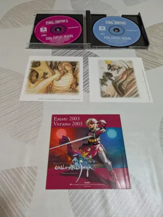Final Fantasy Origins PS1 Completo PAL Spagna