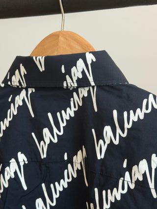 Camisa Balenciaga Scribble Logo