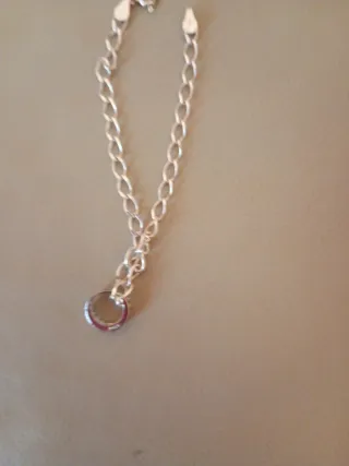 Bracciale Argento 925 con Cerchio Zirconi e argent