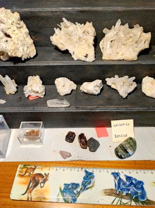 COLLEZIONE 60 MINERALI QUARZO PIRITE ELBA GRANATO