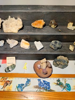 COLLEZIONE 60 MINERALI QUARZO PIRITE ELBA GRANATO