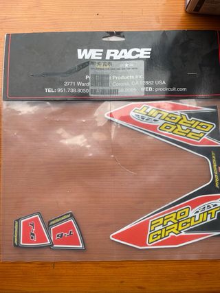Pegatinas Pro Circuit T-6 Escape