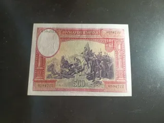 Billete 500 Pesetas Banco de España 1935