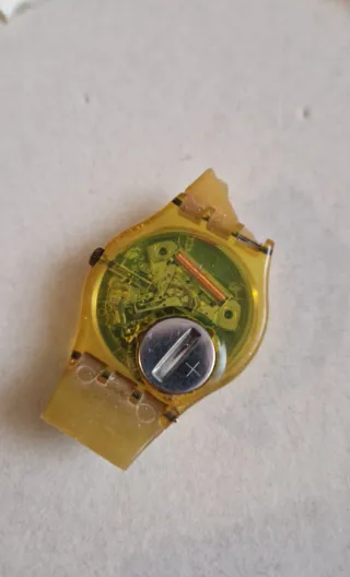 Swatch Bikini Vintage Orologio Giallo/Turchese