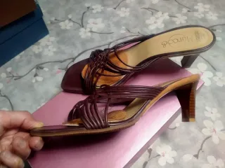 Sandalias Paco Herrero Piel Chocolate Talla 40