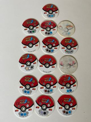 Tazos Pokémon Colección 3