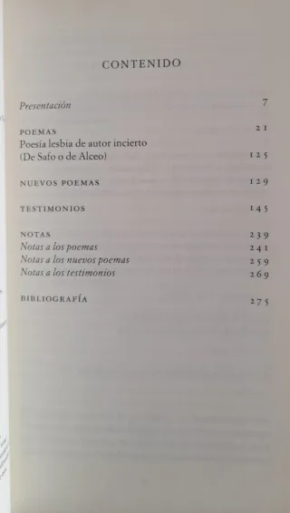 Poemas y testimonios