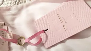 Vestido de color rosa pálida