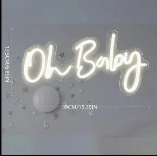 Lampada Neon LED "OH BABY"