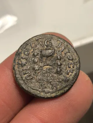 Moneda Romana Volusiano Pisidia Antioquía