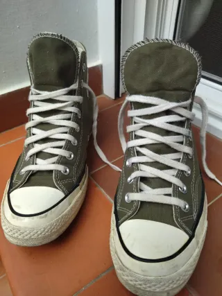 Zapatillas Converse caña alta verde