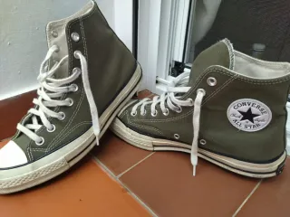 Zapatillas Converse caña alta verde
