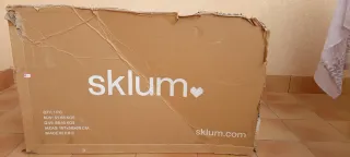 Mueble de lavabo Sklum blanco.