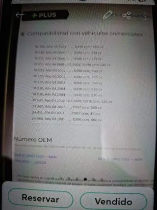 Alternador de camion mann TGA.E2000